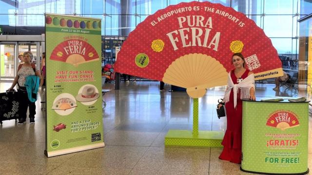 Campaña de animación 'Pura Feria' en el Aeropuerto de Málaga