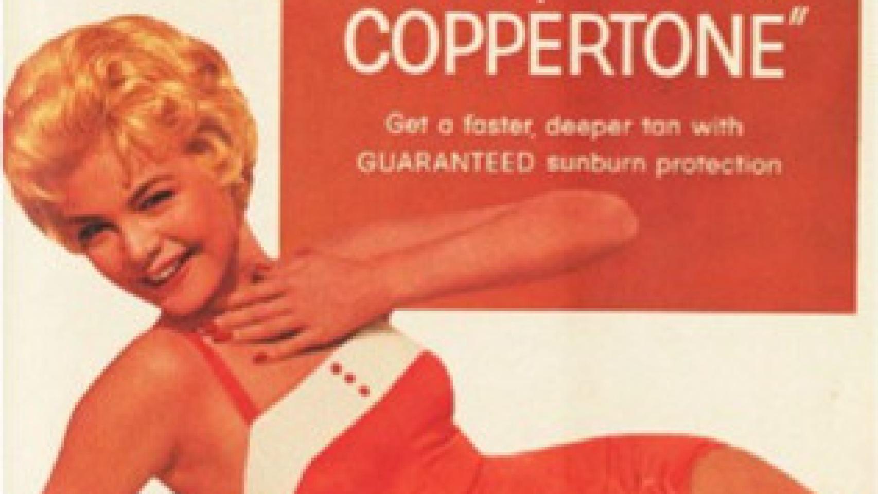 Coppertone, la primera crema solar que se comercializó en el mercado.