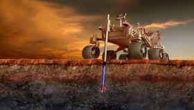 Borebot en la superficie marciana