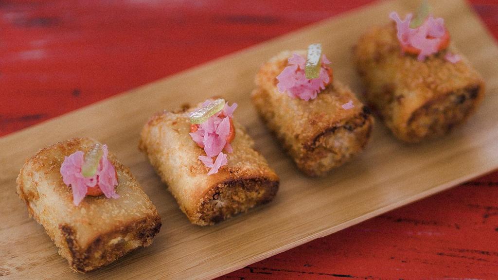 Cochinita pibil en la terraza Varsovia Amares