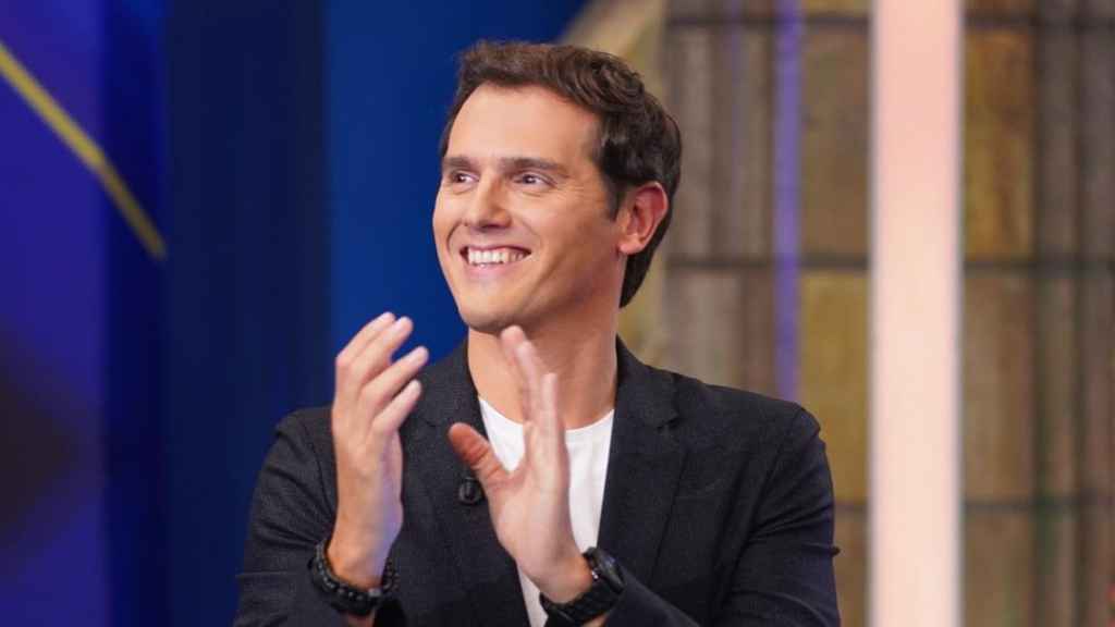 Albert Rivera durante una visita a El Hormiguero