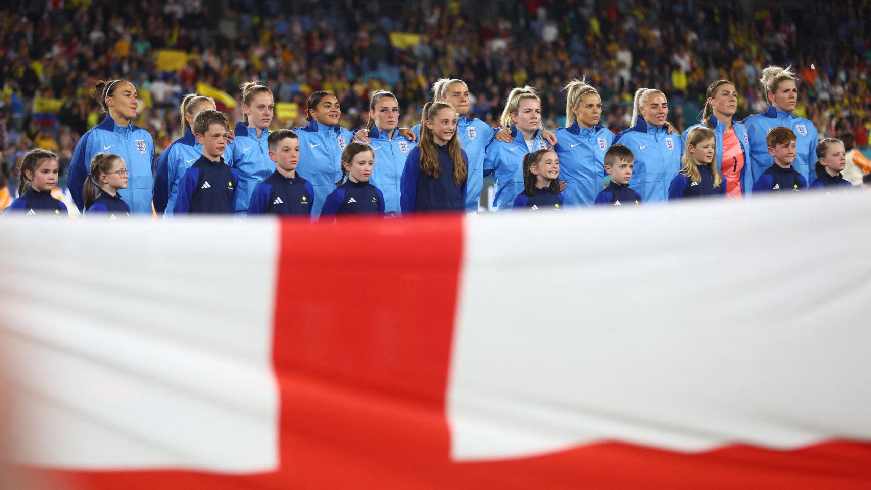 La selección inglesa femenina de fútbol durante el Mundial 2023