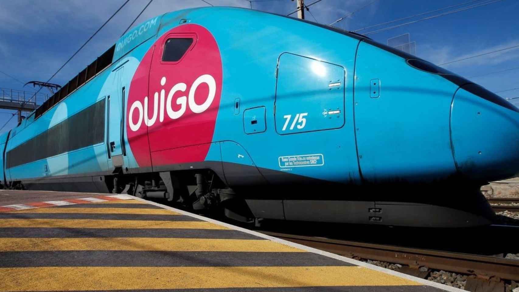 Un tren 'low cost' de la operadora francesa Ouigo.