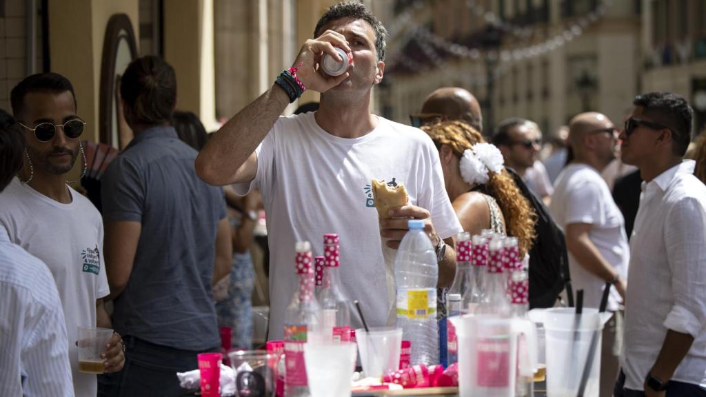 La Feria en el Centro de Málaga.