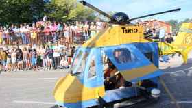 ‘Helicóptero de la DGT’, premio al ‘carro de bolas’ más elaborado de la carrera de 2023.