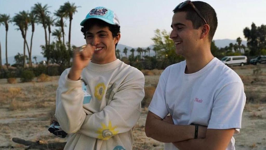 Bruno Casanovas y Álex Benlloch en su viaje de California para el festival de Coachella.