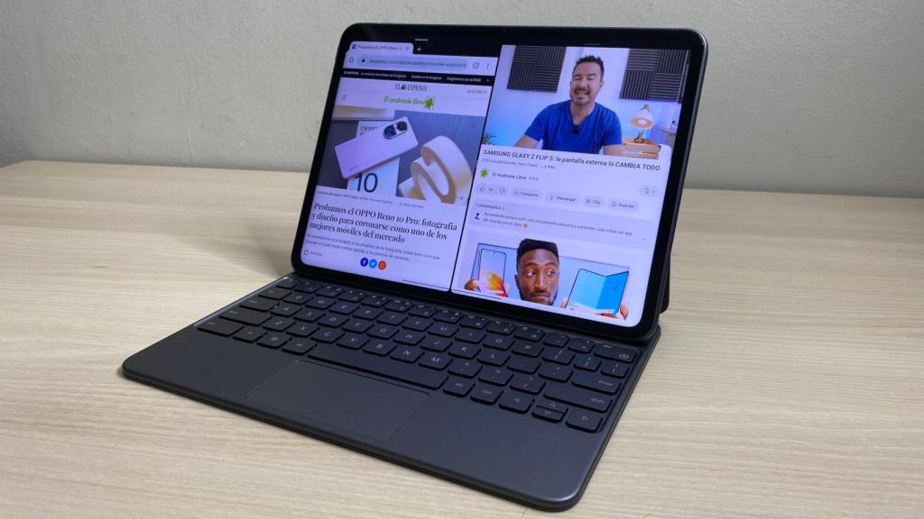 La OPPO Pad 2 es ideal para multitarea y trabajo