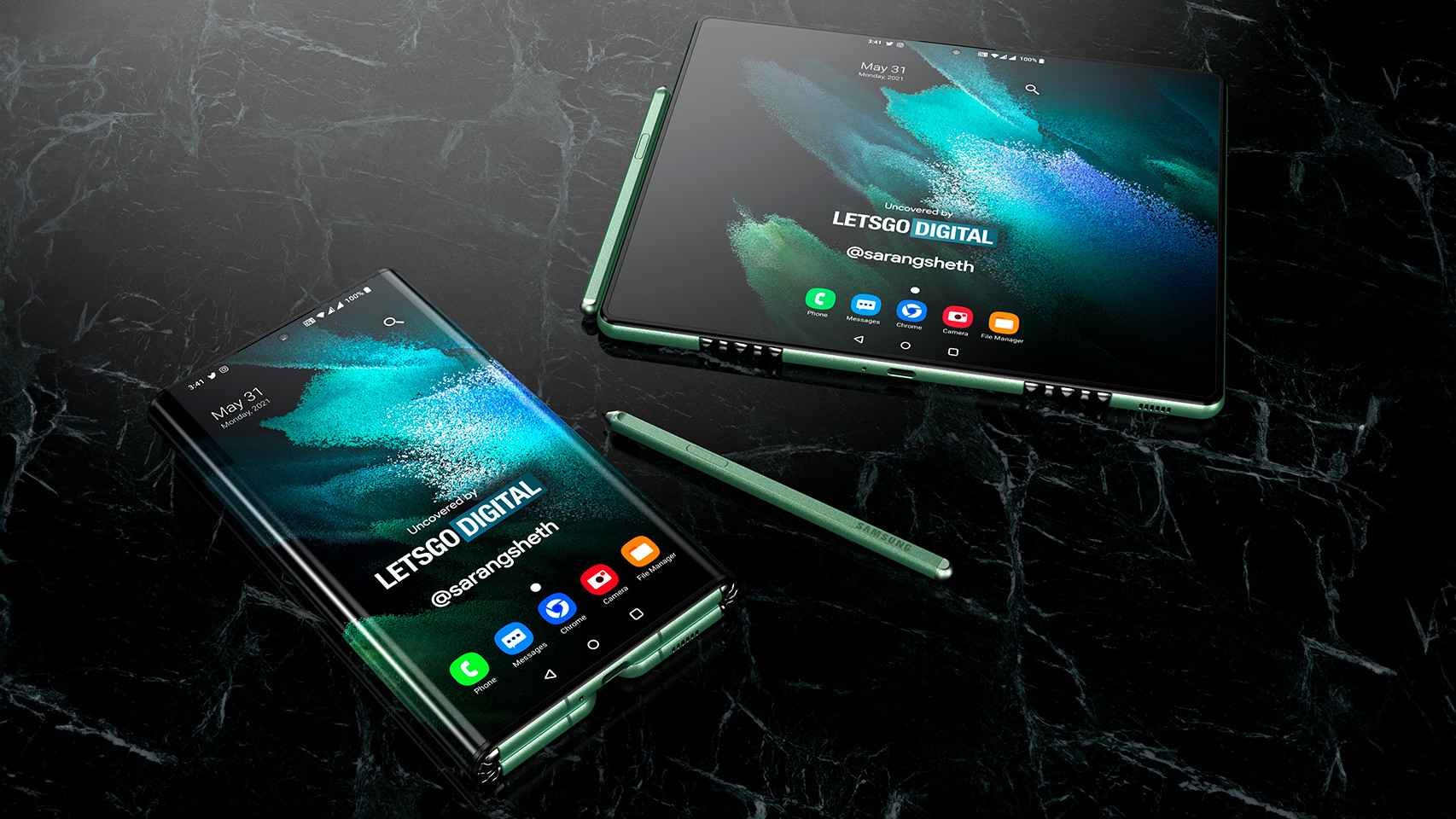 El nuevo dispositivo plegable de Samsung sería una tablet