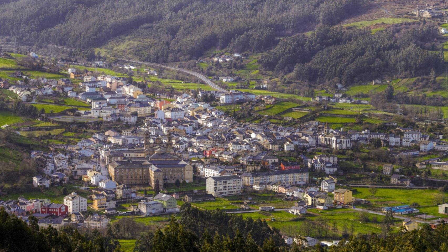 Vista aérea de Mondoñedo