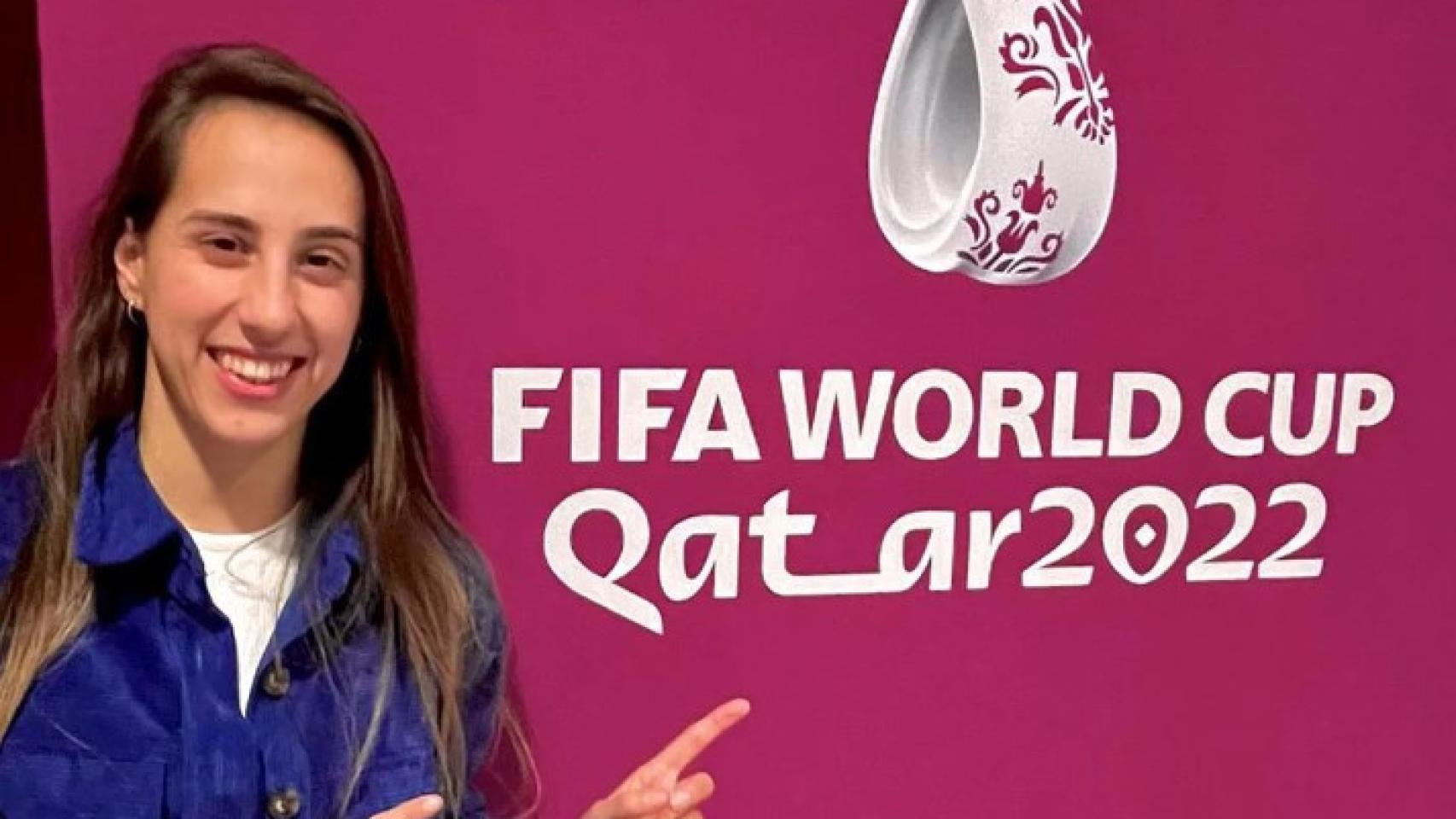 Alicia Arévalo también estuvo presente en el Mundial de Qatar 2022.