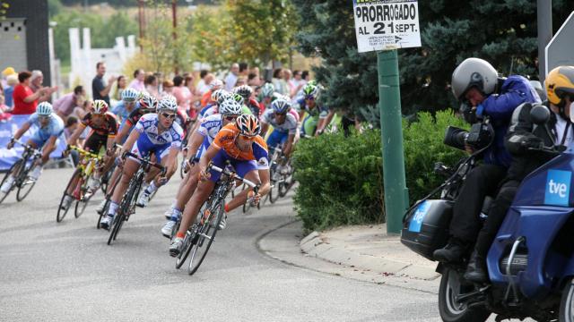 Llegada a Valladolid de la 17ª etapa de la Vuelta Ciclista a España