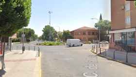 Rotonda de la calle Mata con Ronda en Ciudad Real. Foto: Google Maps.
