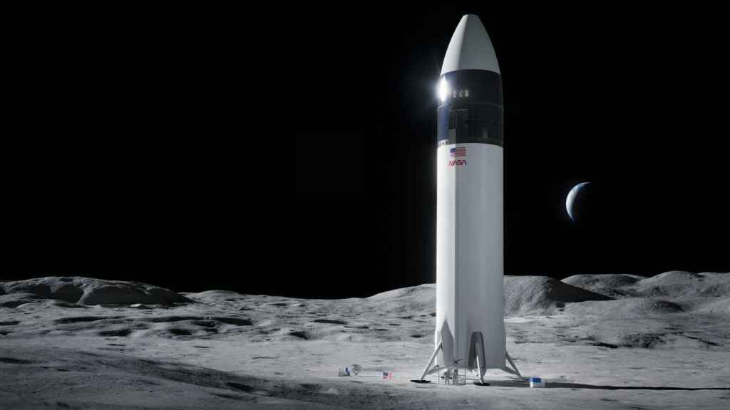 Módulo de aterrizaje lunar basado en una Starship en Artemis III.