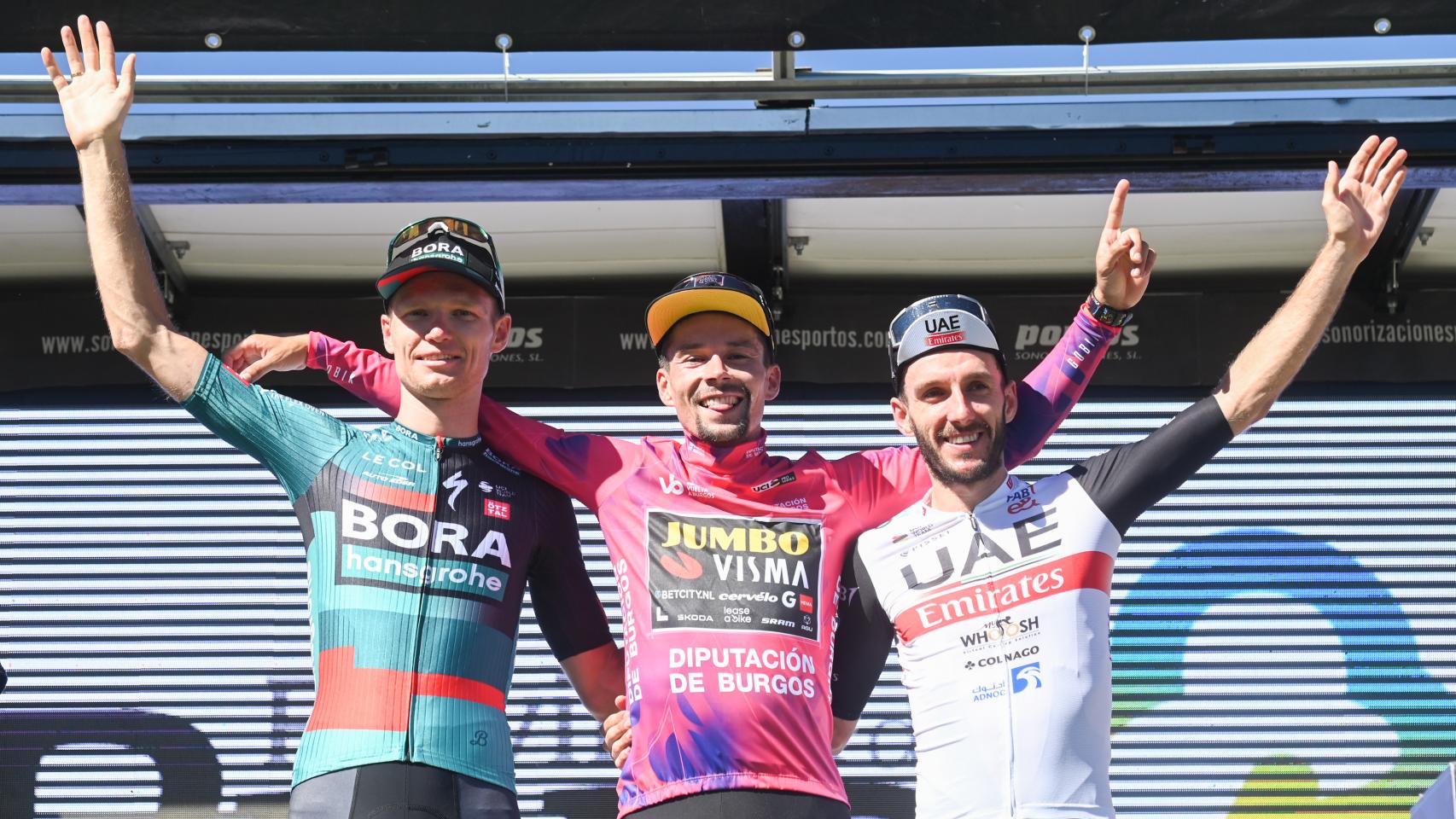 Los ganadores de esta última etapa de la Vuelta a Burgos