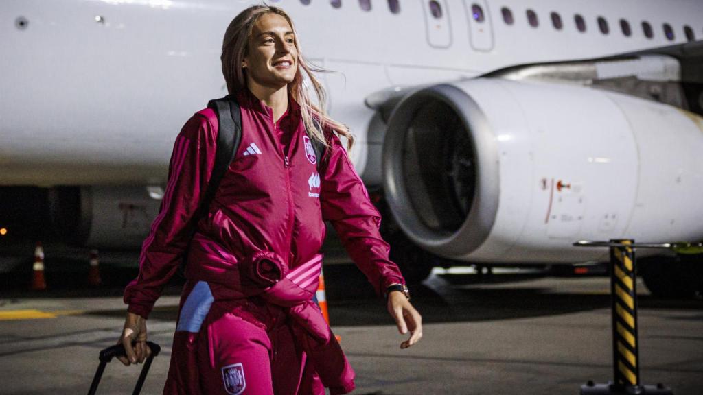 Alexia Putellas durante el viaje de la selección española femenina a Palmerston North, campo base durante el Mundial.