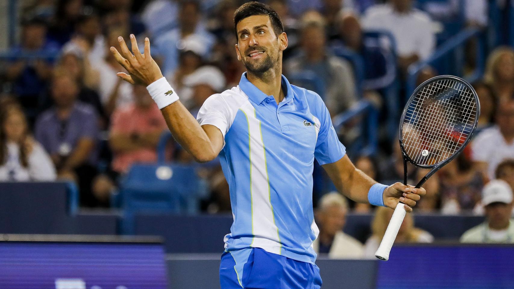 Novak Djokovic, en el Masters 1.000 de Cincinnati