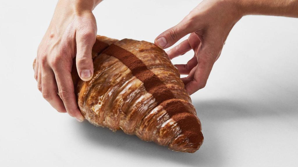 Uno de los croissants de la pastelería Hofmann.