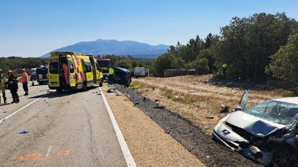 Accidente mortal en la N-122