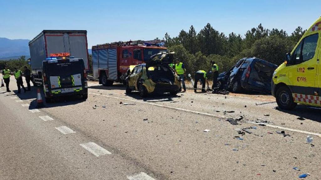 Accidente mortal en la N-122