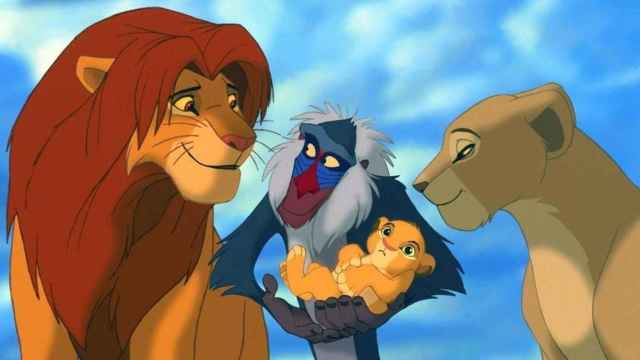 Un fotograma de la película 'El rey león' (1994)