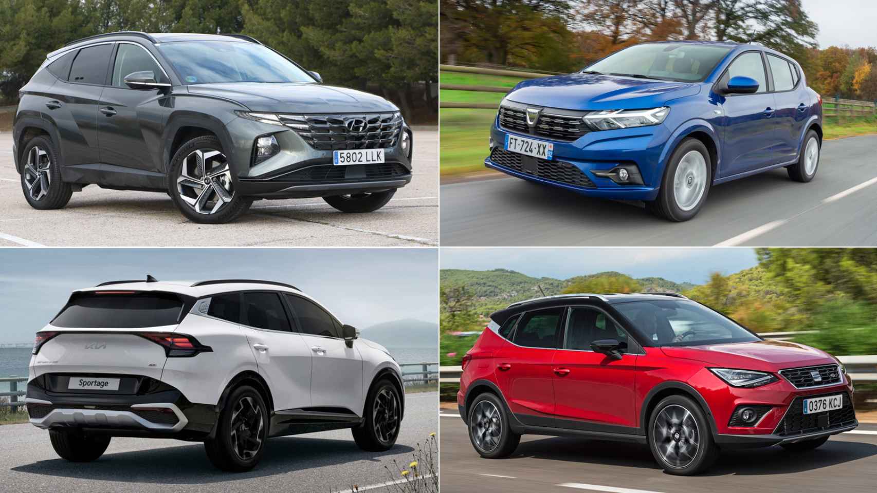 Hyundai Tucson, Kia Sportage, Seat Arona, Dacia Sandero: 40 ofertas de coches por 30.000 euros (o menos)
