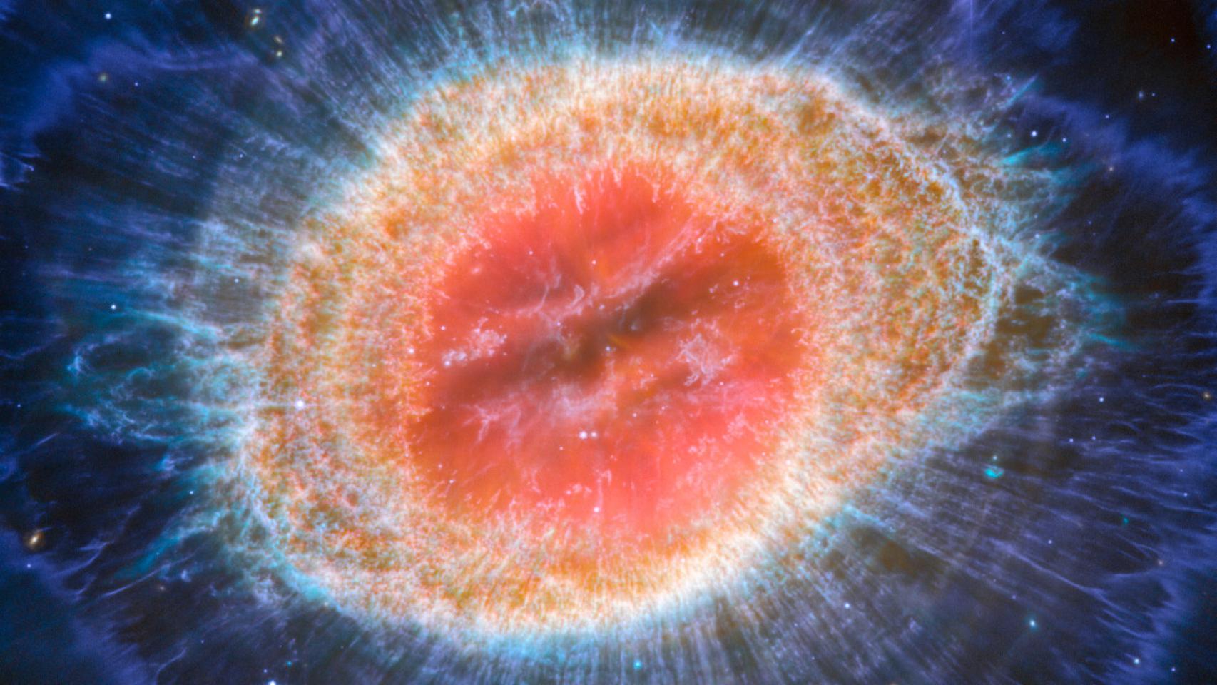 Nebulosa del Anillo, expuesta por el Webb.