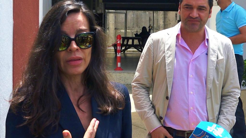 Silvia Bronchalo en su primera comparecencia ante los medios, el pasado viernes día 18.