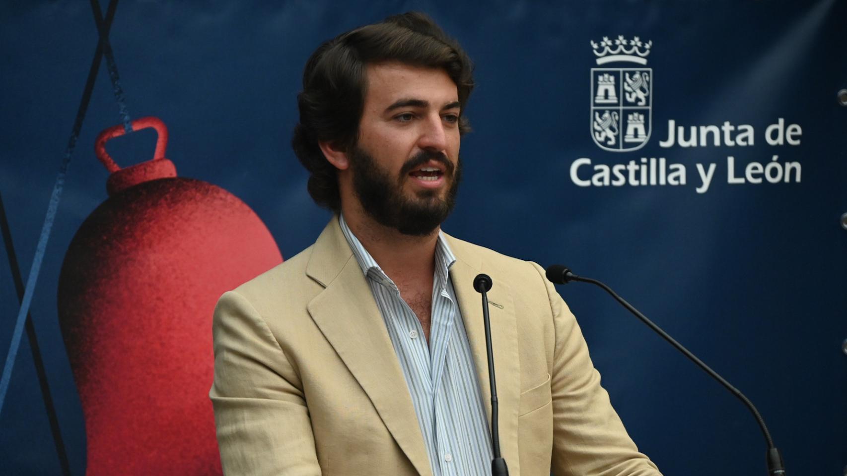 Juan García-Gallardo en la inauguración de la XXVI Feria de Teatro de Castilla y León en Ciudad Rodrigo