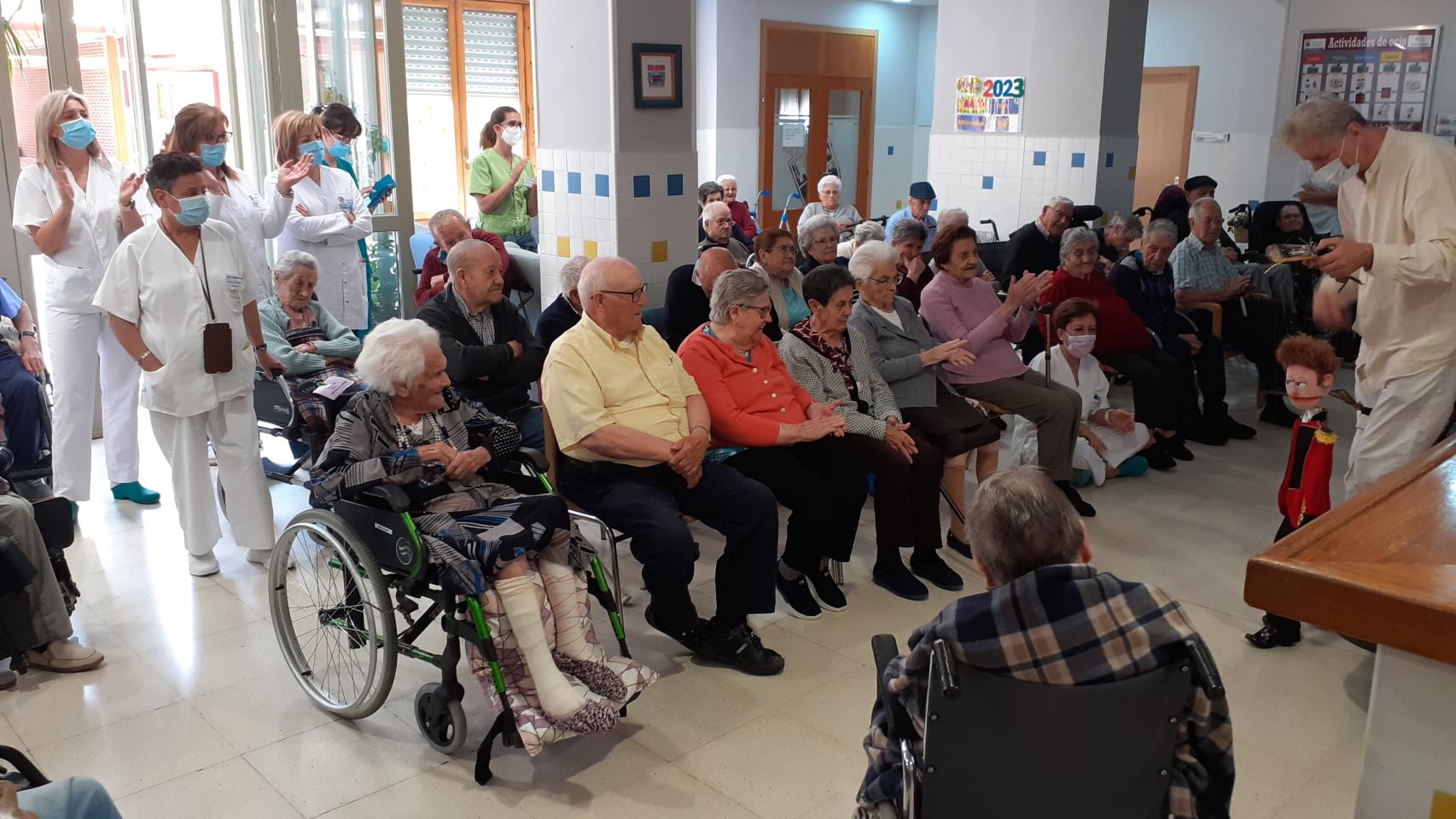 Auxiliares en un centro asistencial de la provincia de Segovia