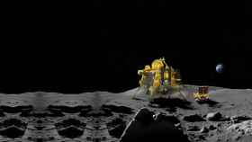 La sonda Chandrayaan-3 en el polo sur lunar