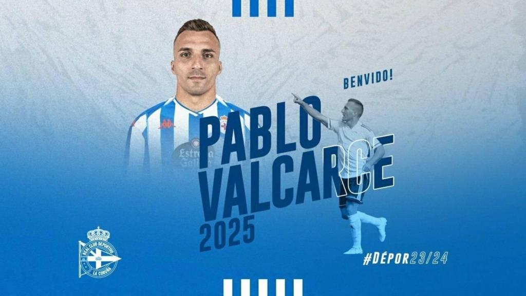 Pablo Valcarce es nuevo jugador del Deportivo
