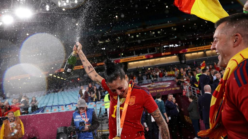 Jenni Hermoso, tras la final del Mundial femenino.