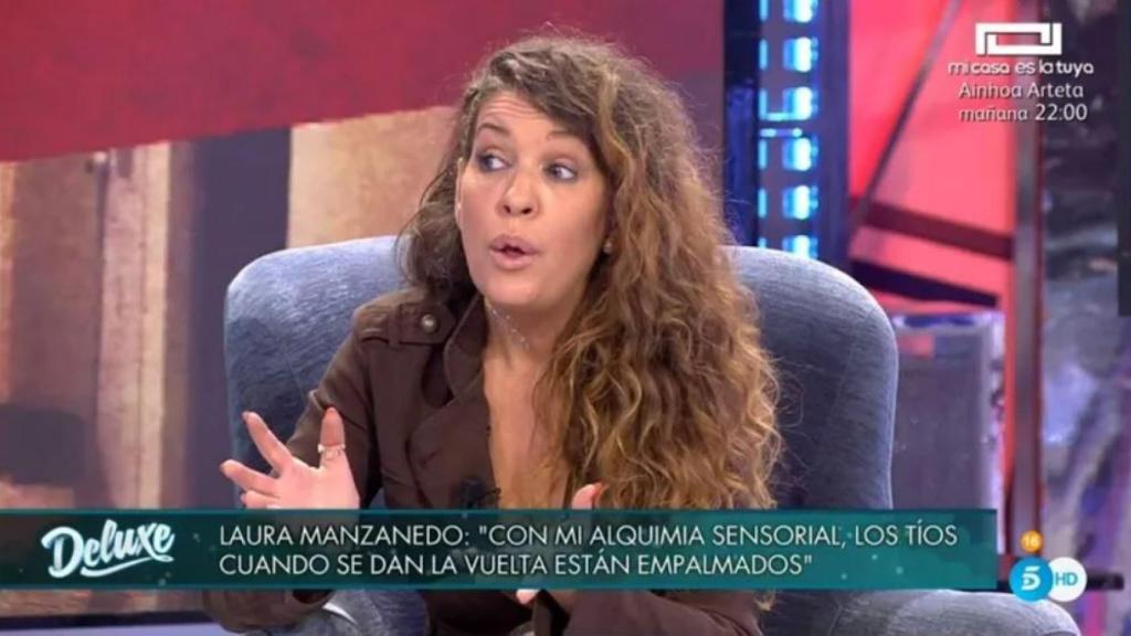 Laura Manzanedo durante su entrevista en 'Deluxe', en 2022.