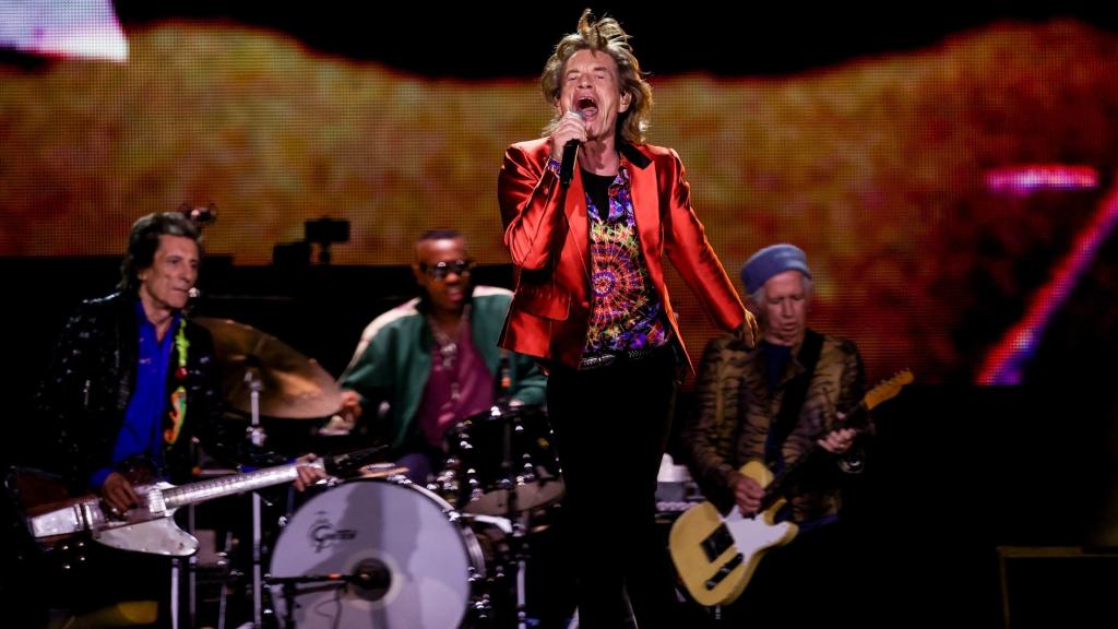 Los Rolling Stones en el Wanda Metropolitano en junio de 2022. / Foto: Ricardo Rubio / Europa Press.