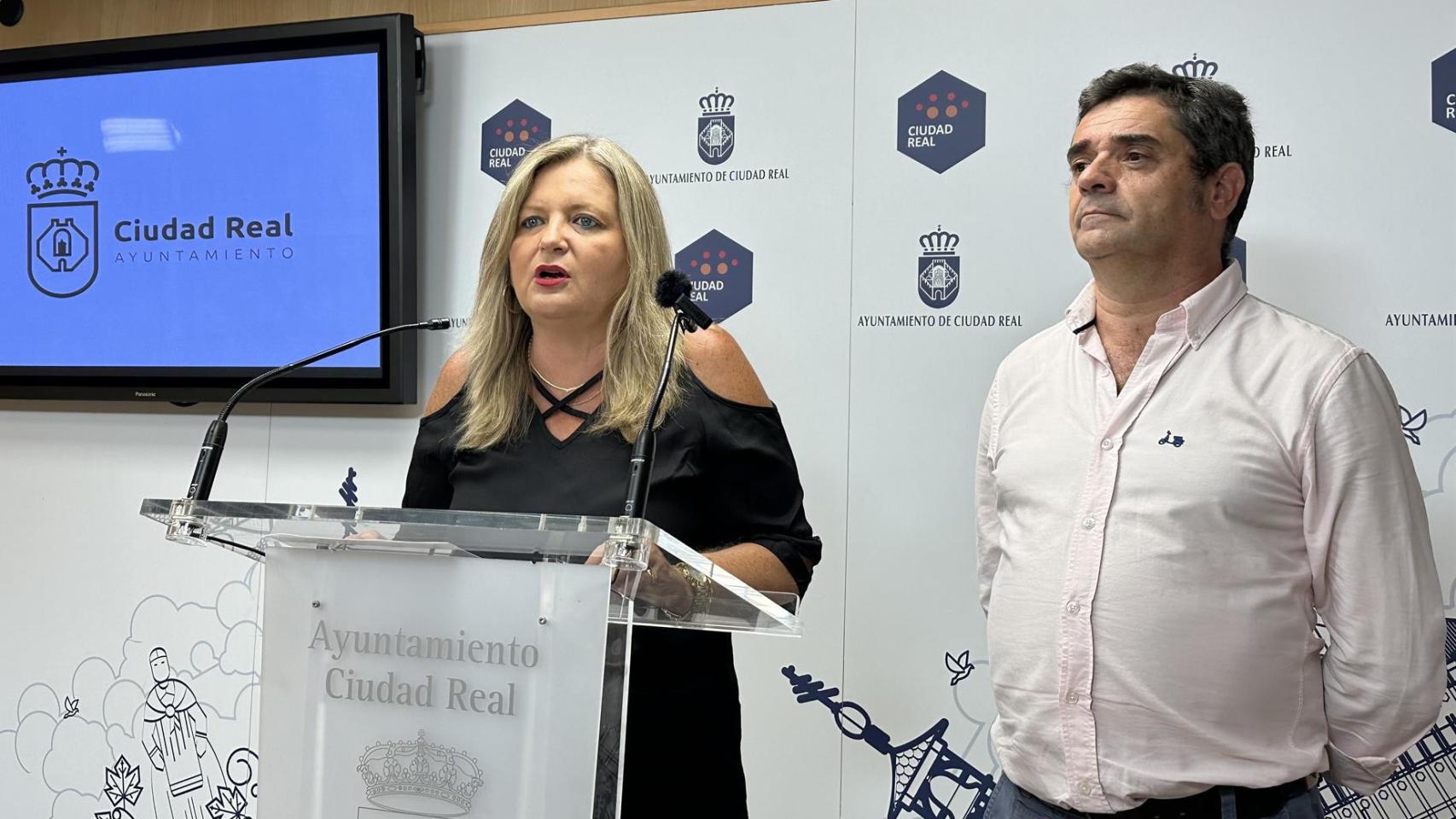 Aurora Galisteo y Luis Alberto Marín. Foto: Ayuntamiento de Ciudad Real.
