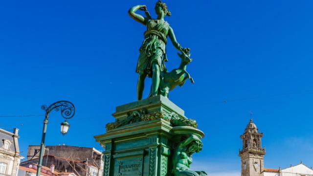 Fuente de Diana Cazadora en Betanzos.