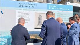 Inauguración de la exposición sobre la historia del Puerto de A Coruña