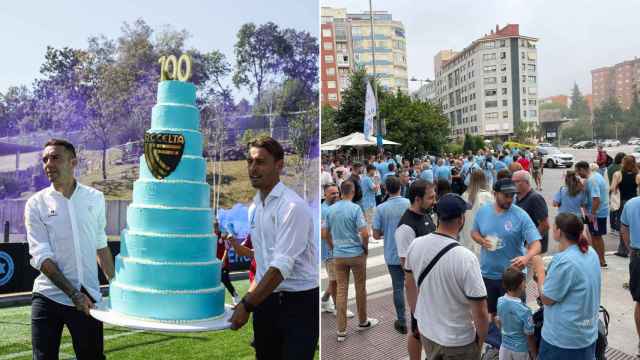 Celebraciones por el Centenario del club celeste.