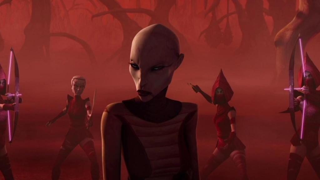 Las Hermanas de la Noche en 'The Clone Wars'.