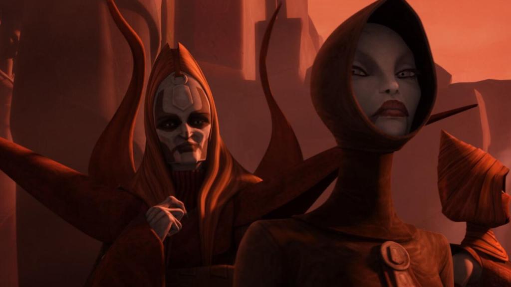 Las Hermanas de la Noche en 'The Clone Wars'.