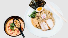 El ramen más patrio: con salmorejo y lo puedes probar en este restaurante japonés de Valencia.