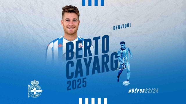 Berto Cayarga es nuevo jugador del Deportivo
