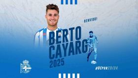 Berto Cayarga es nuevo jugador del Deportivo