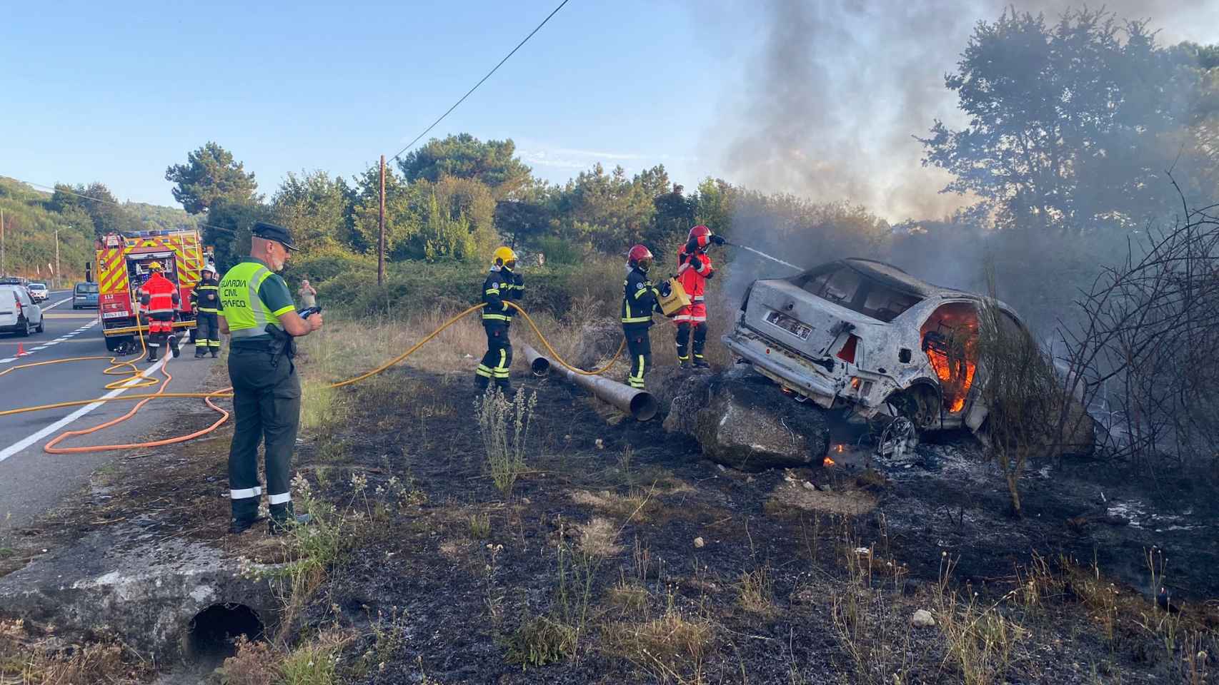 Accidente de tráfico en Ourense.