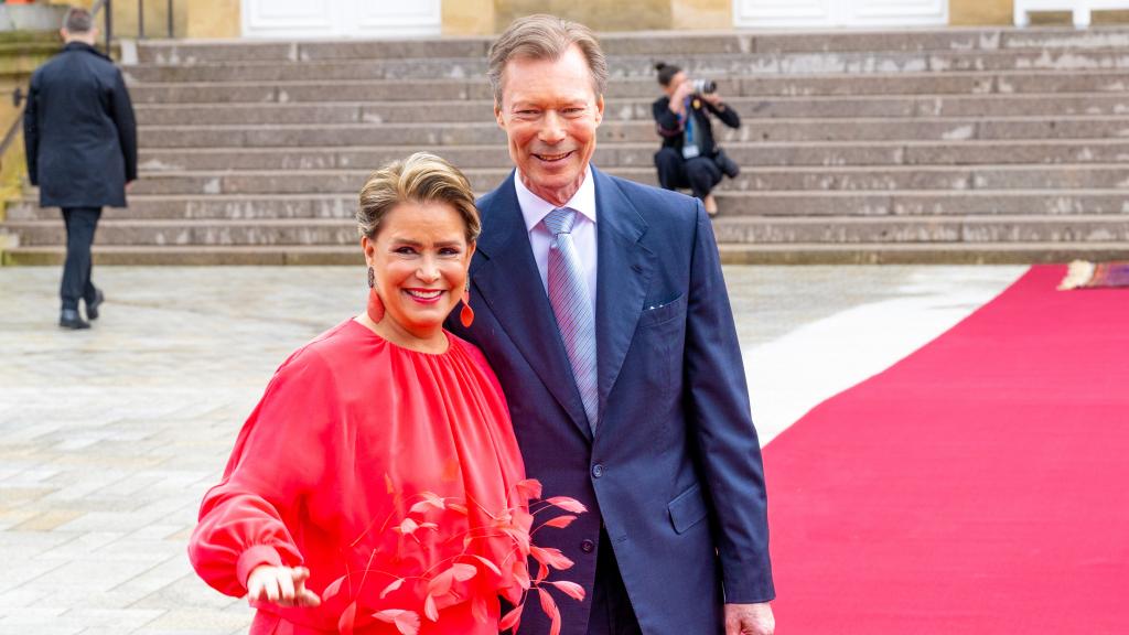 El Gran Duque de Luxemburgo, Enrique, y María Teresa de Luxemburgo.