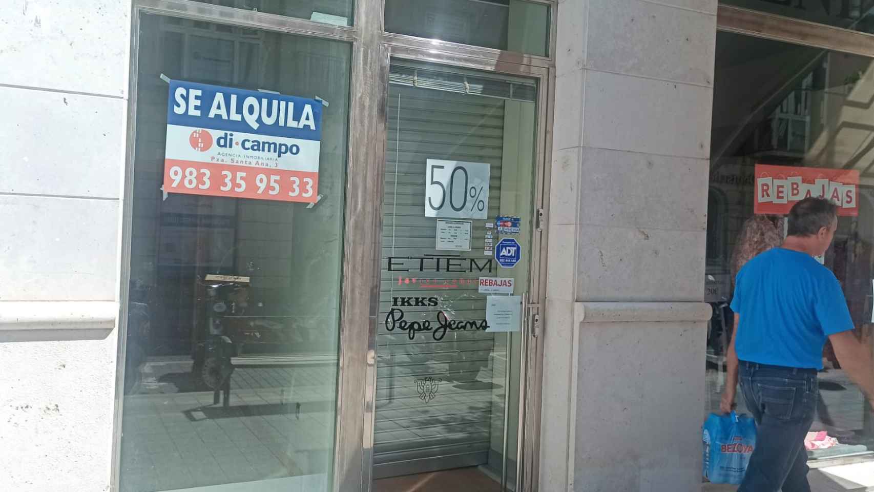 Una de las últimas tiendas más conocidas de primeras marcas de Valladolid que ha echado el cierre este verano.
