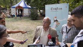 El consejero de Cultura, Turismo y Deporte, Gonzalo Santonja, asiste a diversos espectáculos del XI Festival Internacional de Circo de Castilla y León.