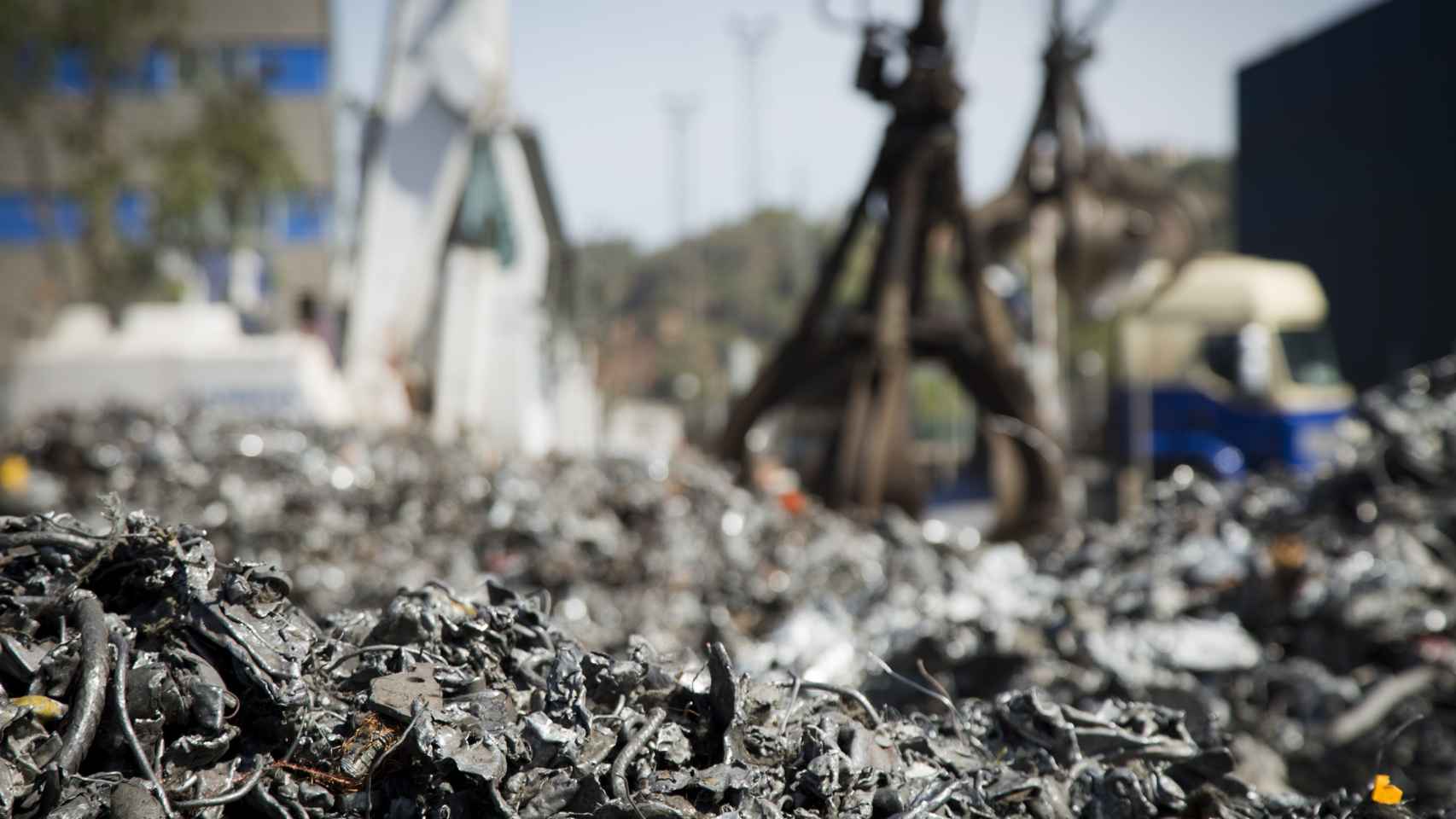 Residuos del proceso de fabricación de acero.