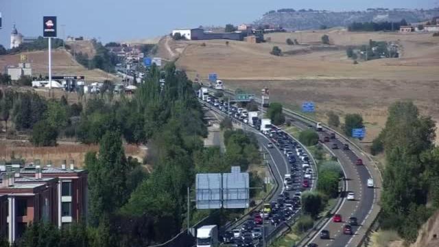 Retenciones en la A-62 por un atropello en el kilómetro 129