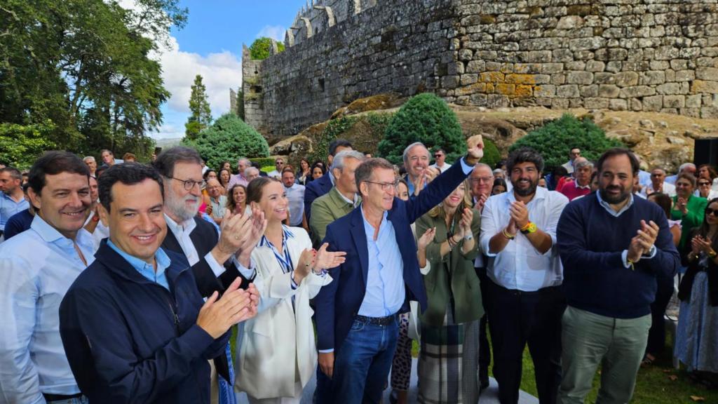 Feijóo con los barones territoriales del PP